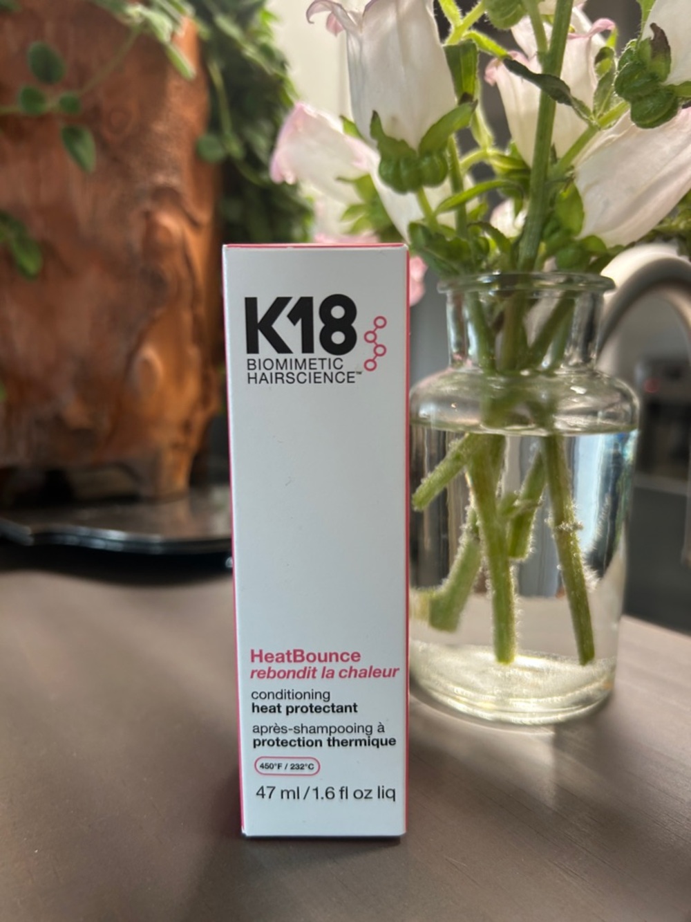 K18 HeatBounce Conditioning heat Protectant - Pink